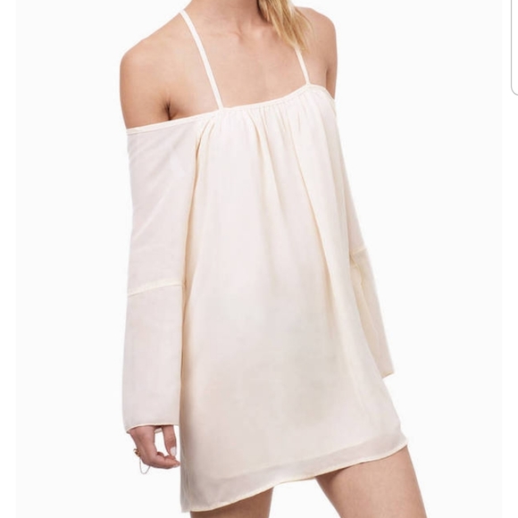 Tobi Take Me Back Cream Mini Dress - Picture 3 of 4
